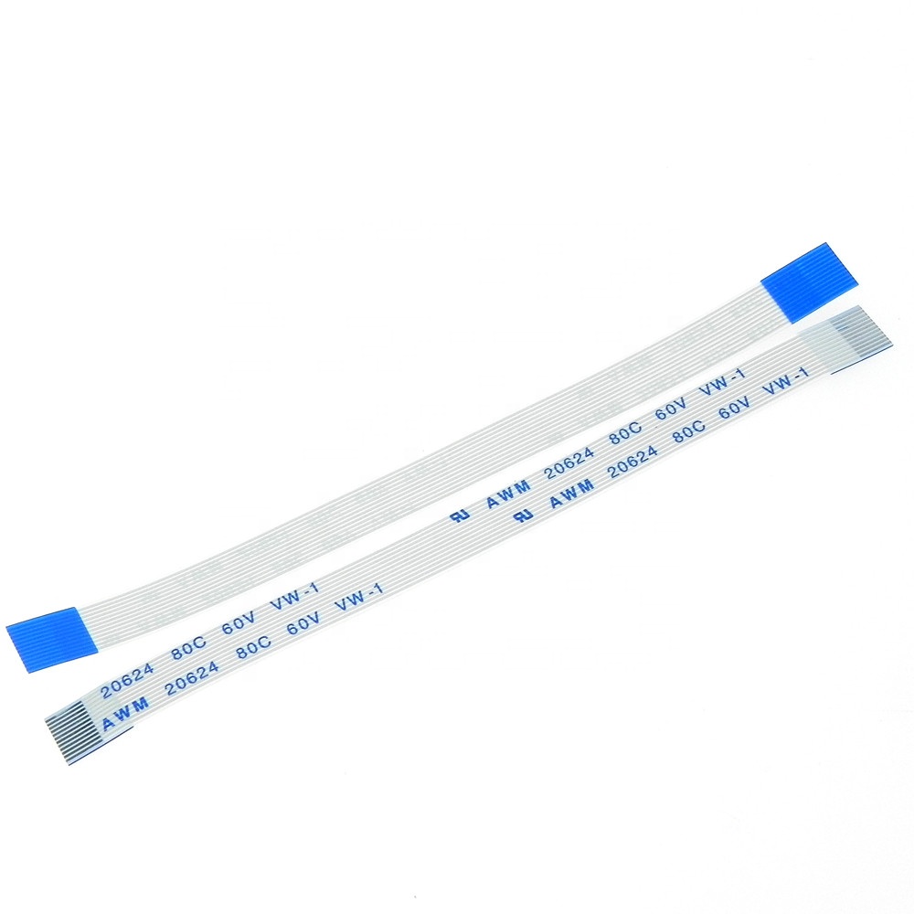 0.5 มม. ระยะห่าง 10 พิน 115 มม. ความยาว A ชนิดแบนยืดหยุ่น FFC Jumper robot cable