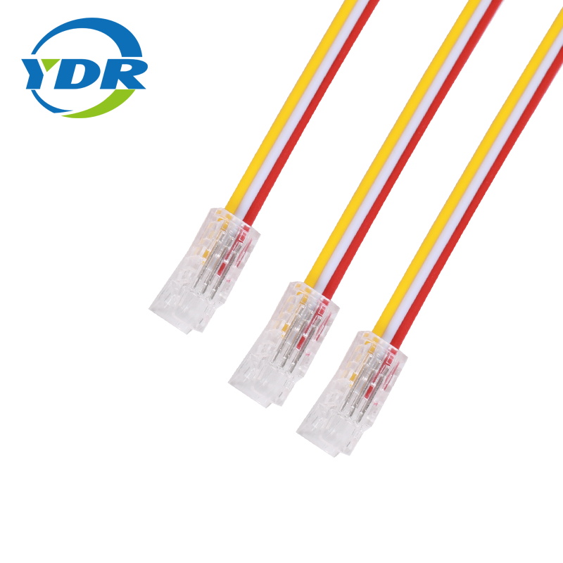 3 วงจรปลั๊กด่วนกว้าง 10 มม. สำหรับขั้วต่อ LED Strip สีคู่ 5050 Solderless