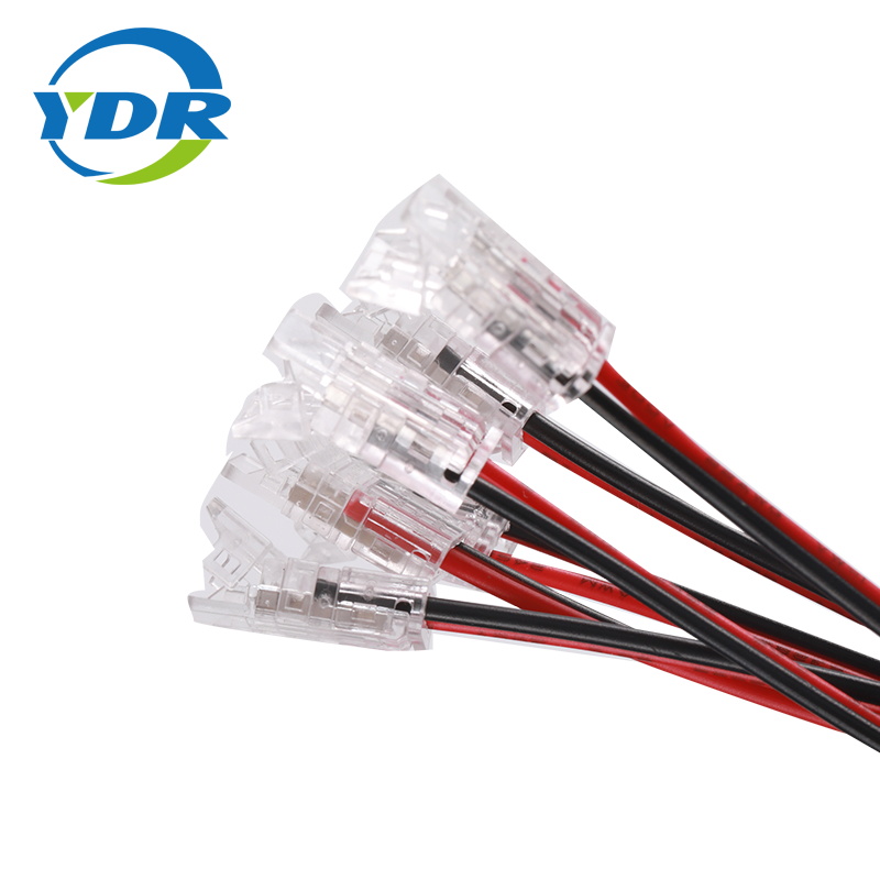 LED Strip to Wire 2 พินสำหรับ 8 มม.SMD COB Fast Connector Kit
