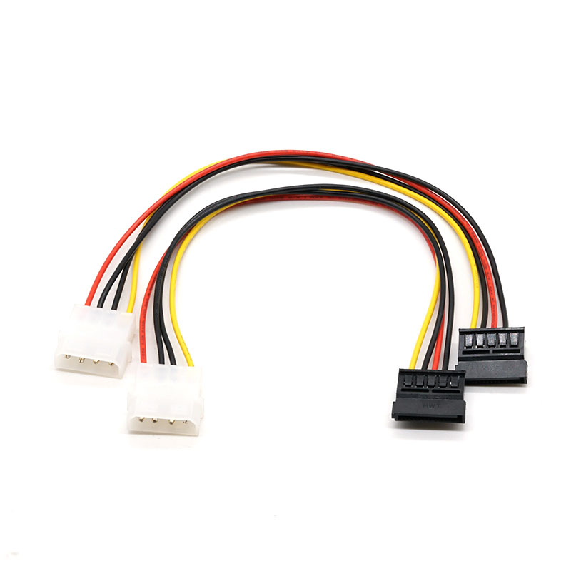 Molex 5.08 สาย sata ฮาร์ดดิสก์คอมพิวเตอร์ 18AWG 500mm